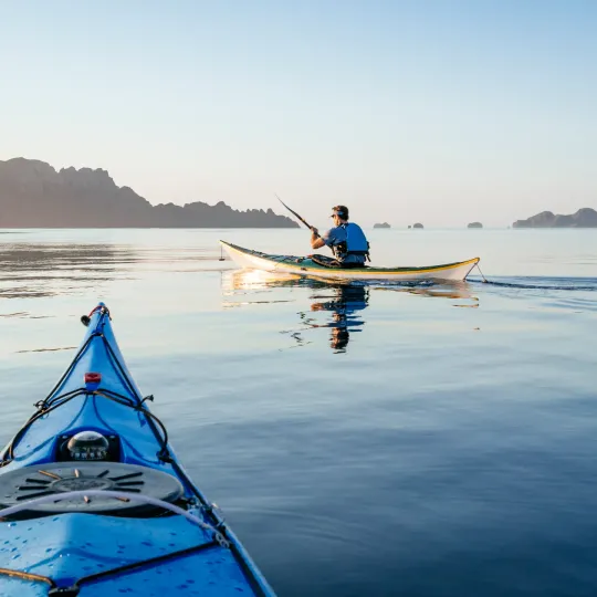 Kayaks and Superyachts